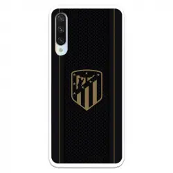 Funda Para Xiaomi Mi A3 Del Atleti Escudo Dorado Fondo Negro - Licencia Oficial Atlético De Madrid