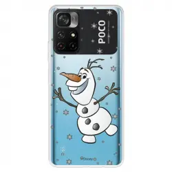 Funda Para Xiaomi Poco M4 Pro 5g Oficial De Disney Olaf Transparente - Frozen