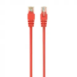 Gembird PP12-1M/R Cable de Red RJ45 UTP Cat5e 1m Rojo