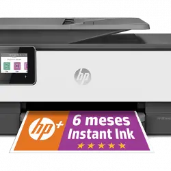 Impresora multifunción - HP OfficeJet Pro 8022e, WiFi, USB, Fax, color, Hasta 6 meses de impresión Instant Ink con HP+