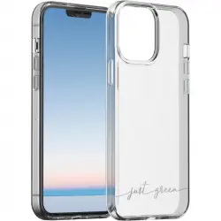 Just Green Funda Biodegradable Transparente para iPhone 13 Pro Max