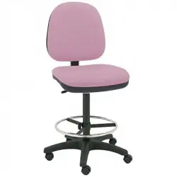 La Silla de Claudia Milano Taburete Giratorio Asiento y Altura Ajustable Rosa Palo