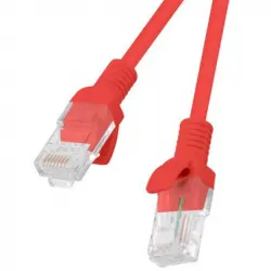 Lanberg Cable de Red RJ45 UTP Cat.5e 3m Rojo
