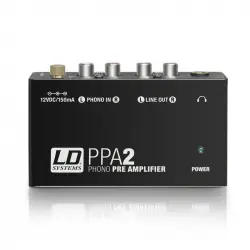 LD Systems PPA2 Preamplificador y Ecualizador Analógico para Tocadiscos