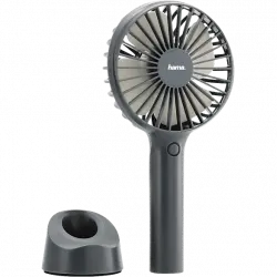 Mini ventilador - Hama 00012365, MicroUSB, 2000 mAh, 50 cm, Gris