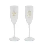 Mr Wonderful Set de 2 copas de cava - Que se entere el mundo entero: estar contigo es lo que quiero
