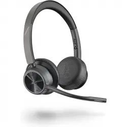 Poly Voyager 4320 UC Auriculares Inalámbricos Negros