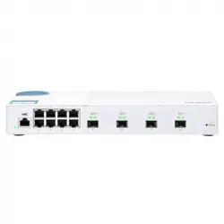 Qnap QSW-M408S Switch Gestionado 8 Puertos RJ45 Gigabit + 4 Puertos SFP+