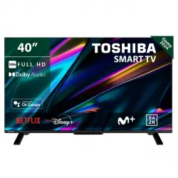 Toshiba - TV LED 100 cm (40') Toshiba 40LV2E63DG, Full HD, HDR10 y Micro Dimming, Smart TV, Sonido Dolby Audio y DTS.