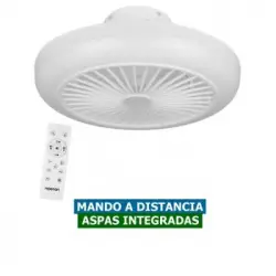 Ventilador De Techo Sin Aspas Noaton 11045 Polaris / 45cm / Con Luz Led Y Mando