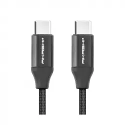 Akashi Cable USB-C a USB-C Macho/Macho 1m Negro
