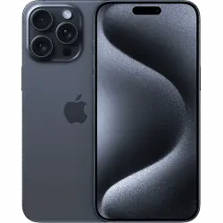 Apple iPhone 15 Pro Max, Titanio Azul, 1 TB, 5G, 6.7" Pantalla Super Retina XDR, Chip A17 Bionic, iOS