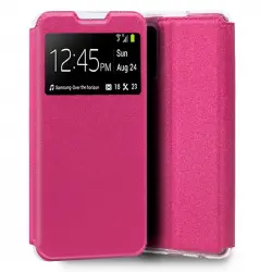 Cool Funda Flip Cover Liso Rosa para Xiaomi Redmi Note 11/Note 11S