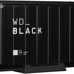 Disco duro externo 8 TB - WD_Black D10 Game Drive, Sobremesa, Para PC o Consolas, 7200 rpm, 250 MB/s, Negro