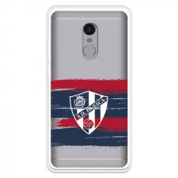 Funda Para Xiaomi Redmi Note 4 Del Huesca Rayas Transparente - Licencia Oficial Sd Huesca