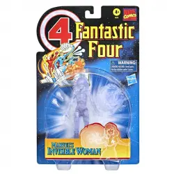 Hasbro Original Marvel Legends Series Fantastic Four Retro Mujer Invisible Figura