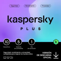 Kaspersky Plus 10 Dispositivos Licencia Digital 1 Año