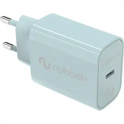 Nubbeh Bhoot Cargador Pared USB-C PD 3.0 25W Turquesa