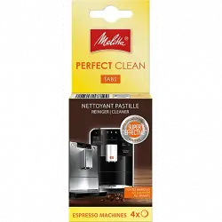 Pastillas limpiadoras de cafeteras - Melitta Perfect Clean Tabs, Limpieza a fondo, Apto para todas las marcas