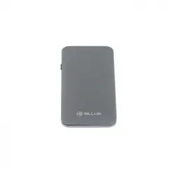 Power Bank Qc 3.0 Carga Rápida Tellur, 5000mah, 3en1 (micro Usb & Lightning & Tipo C), Gris