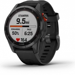 Reloj deportivo - Garmin Fēnix 7S Solar, Negro, 19.44 cm, 1.2 ", Connect, Control táctil, WiFi