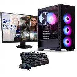 Sedatech Pack Pc Gaming Expert AMD Ryzen 9 7900X/32GB/2TB SSD/RTX 4060Ti + Monitor 23.6" FullHD