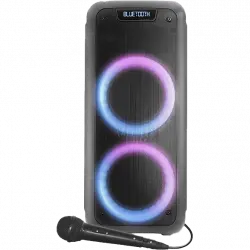 Altavoz de gran potencia - Vieta Pro Party 10, 150 W, Bluetooth 5.0, Micrófono, 9 hs autonomía, Karaoke, Negro