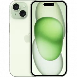 Apple iPhone 15, Verde, 256 GB, 5G, 6.1" OLED Super Retina XDR, Chip A16 Bionic, iOS