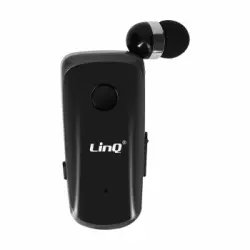 Auricular Inalámbrico Vibración Notificación Vocal Autonomía 10h Linq R839 Negro