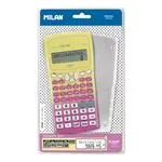 Blíster Milan  calculadora científica M240 Sunset rosa