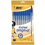 Bolígrafos Azul BIC 10 Unidades