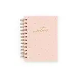 Cuaderno Charuca A6 Rosa Topos Lila punteado