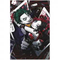 Erik Póster DC Comics Harley Quinn y Joker Anime 91.5x61cm