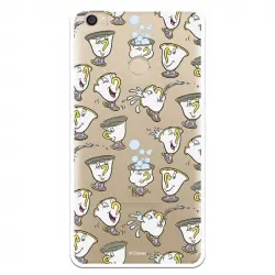 Funda Oficial Disney Chip Potts Siluetas Transparente Para Xiaomi Mi Max