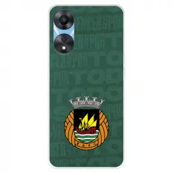 Funda Para Oppo A78 5g Del Rio Ave Fc Escudo Fondo Verde - Licencia Oficial Rio Ave Fc