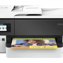 Impresora multifunción - HP OfficeJet Pro 7720, WiFi, Pantalla LCD táctil, 512 MB, 22/18 ppm Blanco