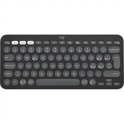 Logitech Pebble Keys 2 K380s Teclado Inalámbrico Bluetooth Grafito Layout QWERTY Italiano