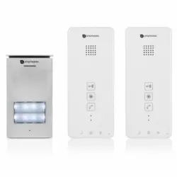 Sistema Interfono 2 Apartamentos Blanco 20,5x8,6x2,1 Cm Smartwares