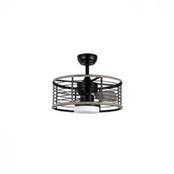Akunadecor - Ventilador De Techo Metal Negro Pella