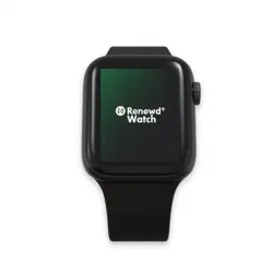 Apple Watch S6 40mm GPS Caja de aluminio Gris espacial y correa deportiva Negro Renewd (Reacondicionado A++)