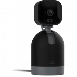Cámara de vigilancia IP - Amazon Blink Mini Pan-Tilt, Graba HD, Función visión nocturna, 360º, Negro