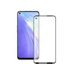 Contact Extreme 2.5D Protector Cristal Templado Negro para Realme 6