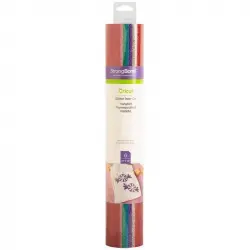 Cricut Glitter Iron-On Pack 6 Vinilos Textiles Termoadhesivos 30.5 x 30.5 cm Surtido Bejeweld