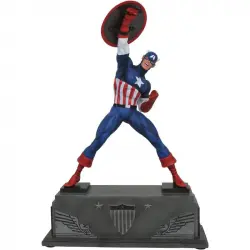 Diamond Capitán America Marvel Premier Collection Estatua Resina 30 cm