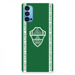 Funda Para Oppo Reno4 5g Del Elche Cf Escudo Fondo Verde Escudo Fondo Verde - Licencia Oficial Elche Cf