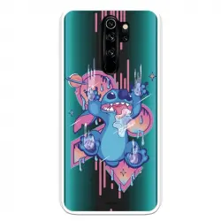 Funda Para Xiaomi Redmi Note 8 Pro Oficial De Disney Stitch Graffiti - Lilo & Stitch