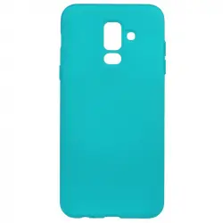Funda Ultra Suave Azul Para Samsung Galaxy A6 Plus