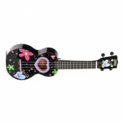 Mahalo Corazón Negro Ukelele