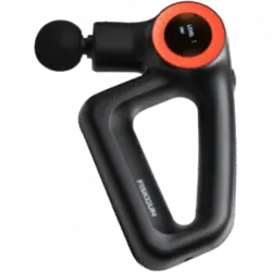 Masajeador - Koenic Pro, 9 velocidades, 4 Cabezales, Alivia fatiga muscular, Cable USB, Negro
