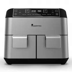 Masterpro PowerDuo Freidora Sin Aceite 7.6L 2460W Negra